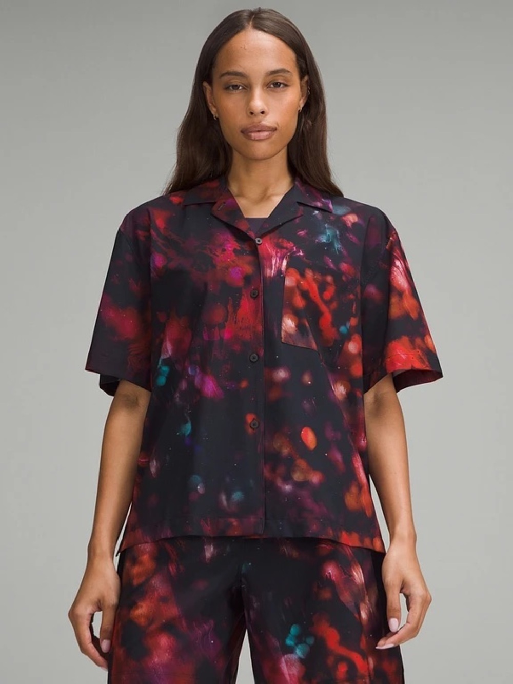 Lululemon Team Canada Women's Button-Down Shirt *COC Logo Size XL